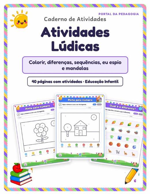 Capa do material nº 022: Atividades Lúdicas