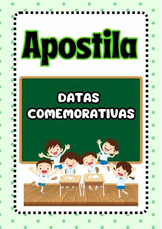 Capa: Apostila de Datas Comemorativas